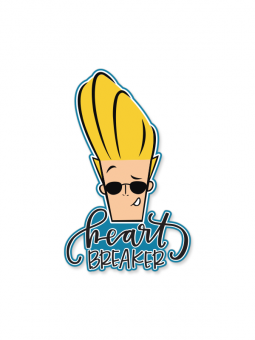 Heart Breaker - Johnny Bravo Official Sticker