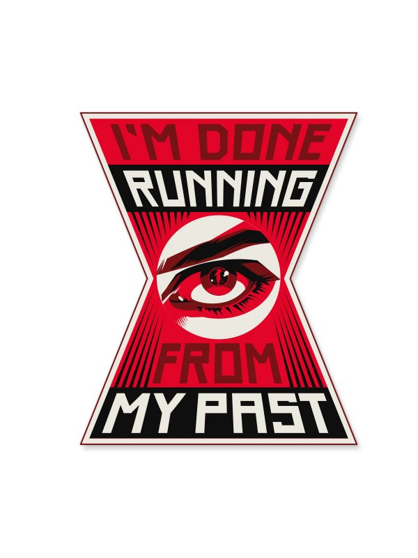 I'm Done Running From My Past - Marvel Official Sticker