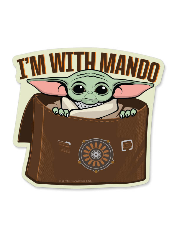 I'm With Mando - Star Wars Official Sticker