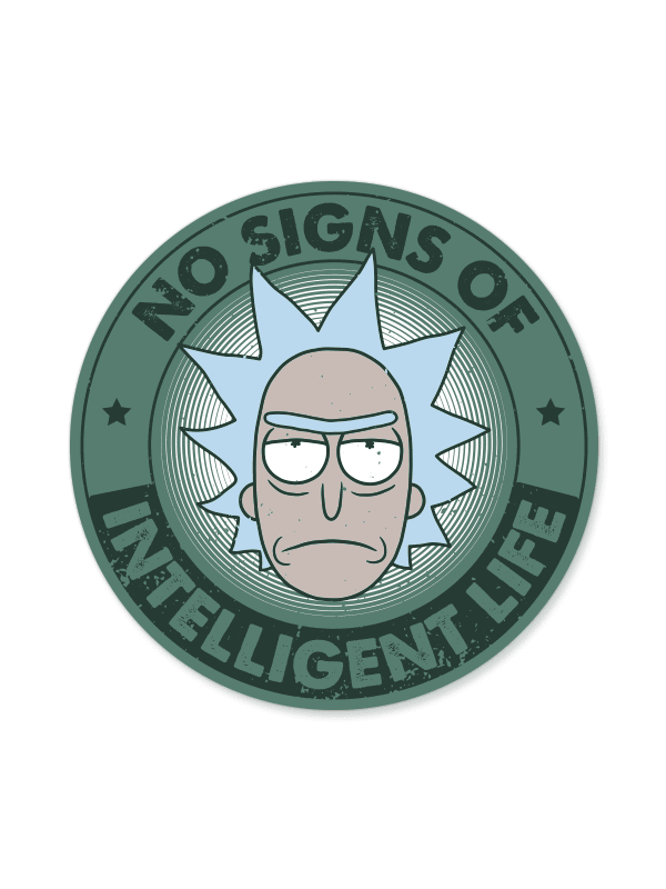 Intelligent Life - Rick And Morty Official Sticker