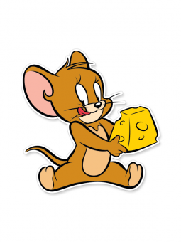 Jerry Loves Cheese - Tom & Jerry Official Sticker