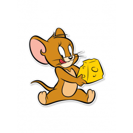 Jerry Loves Cheese - Tom & Jerry Official Sticker