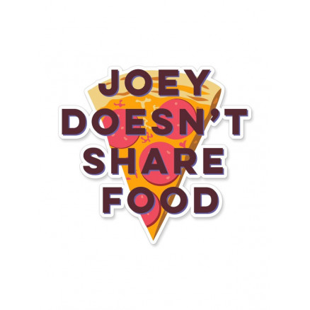 Joey: Food - Friends Official Sticker