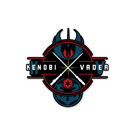 Kenobi X Vader - Star Wars Official Sticker
