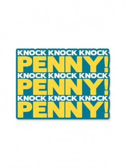 Knock Knock Knock - The Big Bang Theory Official Sticker