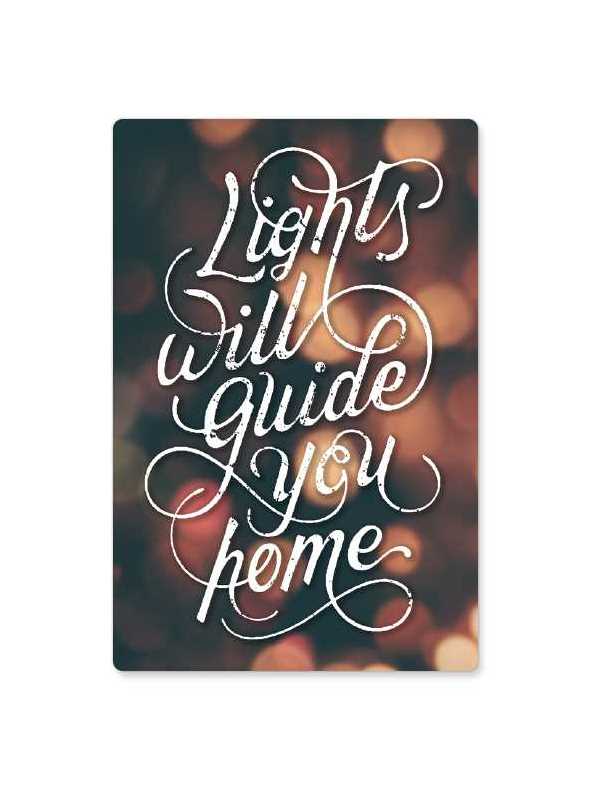Lights Will Guide You Home - Sticker