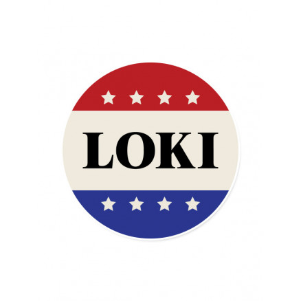 Loki For President - Marvel Official Sticker