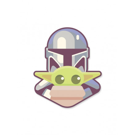 Mando & Grogu - Star Wars Official Sticker