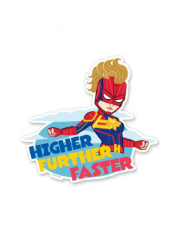 Captain Marvel: Higher Further Faster - Marvel Official Sticker