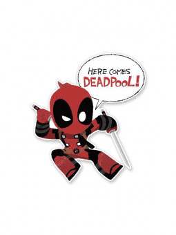 Here Comes Deadpool - Deadpool Official Sticker