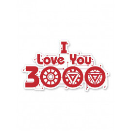 I Love You 3000 - Marvel Official Sticker