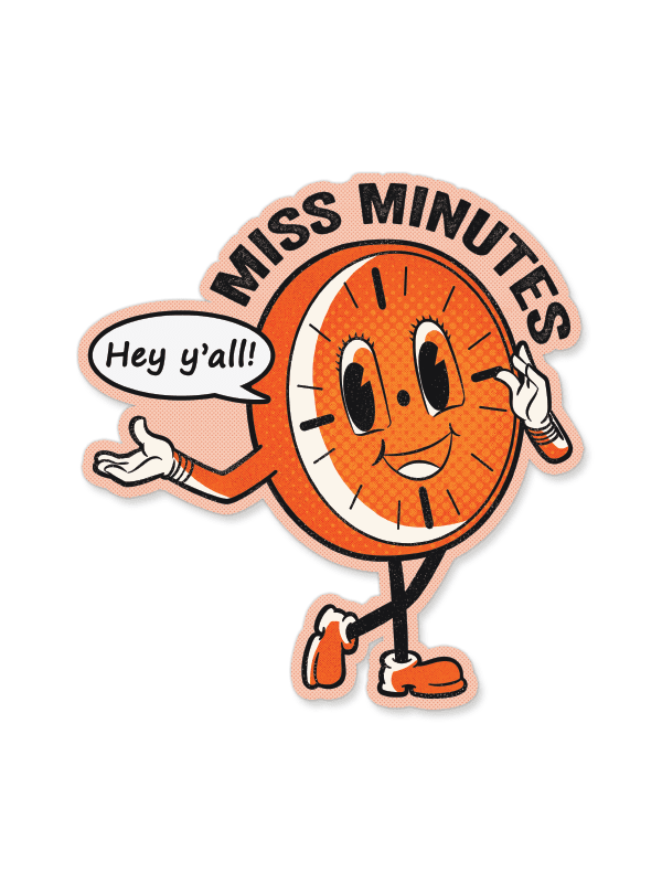 Miss Minutes: Hey Y'all! - Marvel Official Sticker