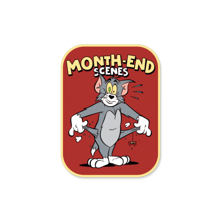 Month End Scenes - Tom & Jerry Official Sticker