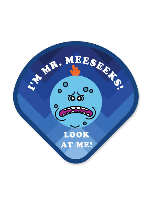 Mr Meeseeks: Look At Me  - Rick And Morty Official Sticker