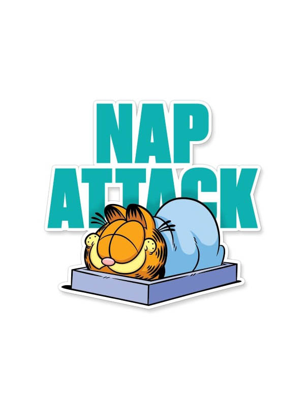 Nap Attack - Garfield Official Sticker