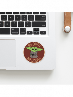 No Coffee No Workee - Official Star Wars Sticker