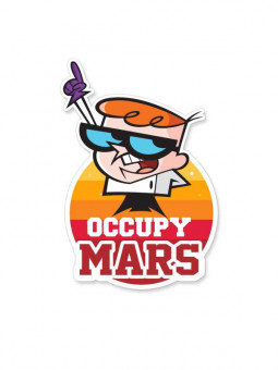 Occupy Mars - Dexter's Laboratory Official Sticker