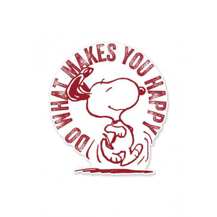 Do What Makes You Happy - Peanuts Official Sticker