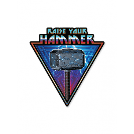Raise Your Mjolnir - Marvel Official Sticker