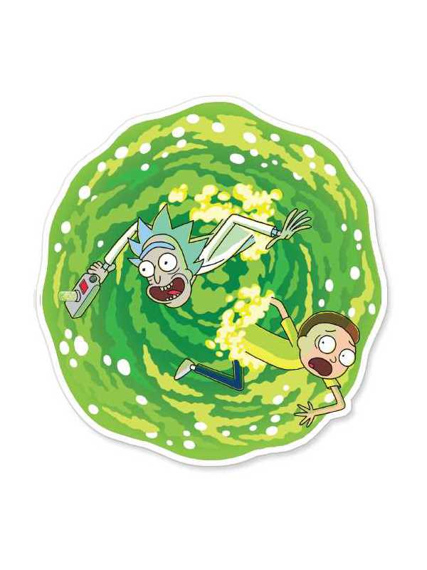 Coming Through - Rick And Morty Official Sticker