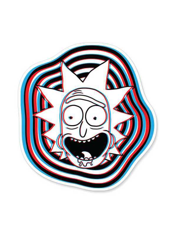 Glitch - Rick And Morty Official Sticker