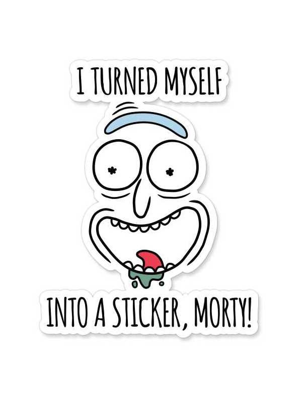 Shapeshifter Rick - Rick And Morty Official Sticker