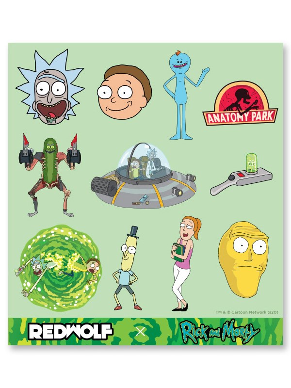 Rick And Morty - Rick And Morty Official Sticker Sheet
