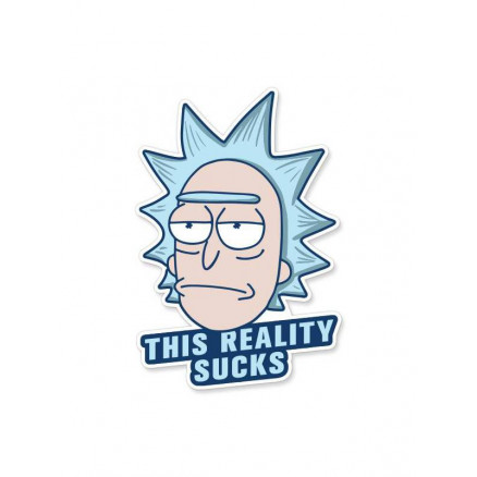 This Reality Sucks - Rick And Morty Official Sticker