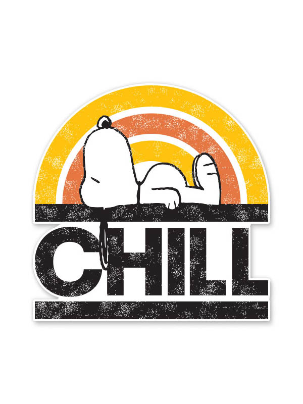 Snoopy: Chill - Peanuts Official Sticker