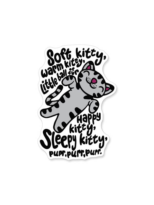 Soft Kitty - The Big Bang Theory Official Sticker