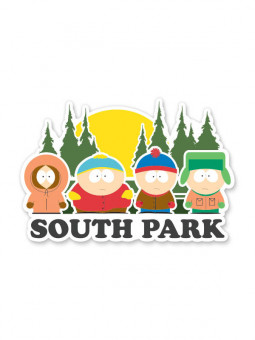 South Park Sticker - Group with sign