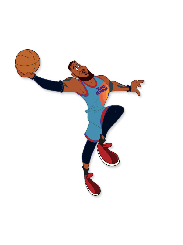 Space Jam: LeBron James - Looney Tunes Official Sticker