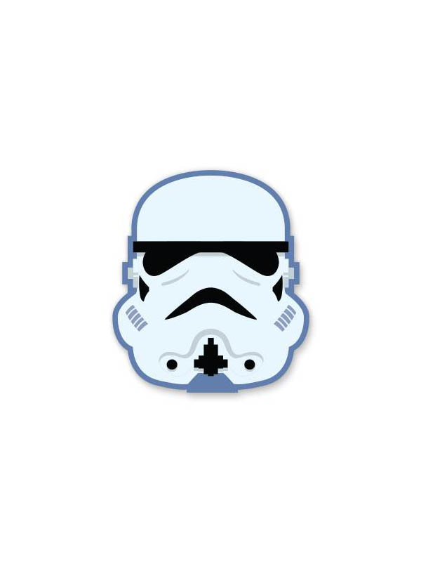 Trooper Mask - Star Wars Official Sticker