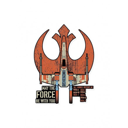 The X-Wing Starfighter - Star Wars Official Sticker