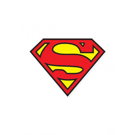 Superman Classic Logo - Superman Official Sticker