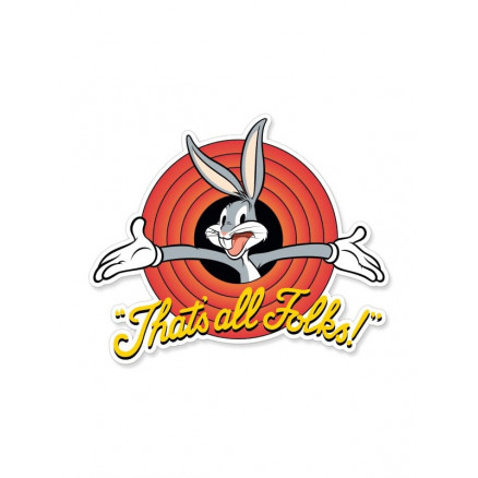 That's All Folks - Looney Tunes Official Sticker