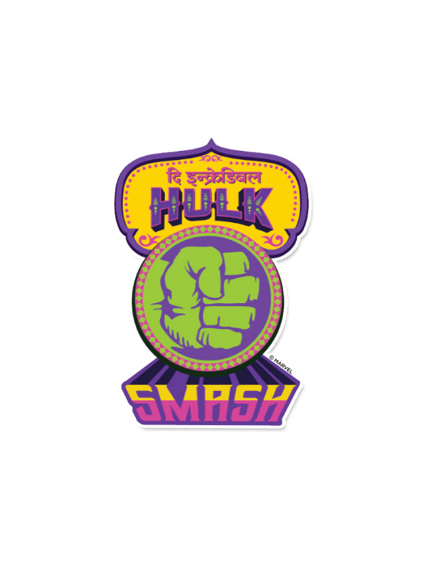 The Incredible Hulk: Desi Truck Art - Marvel Official Sticker