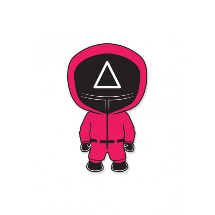 Triangle Pink Soldier - Sticker