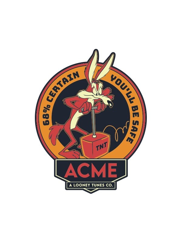 You'll Be Safe - Looney Tunes Official Sticker