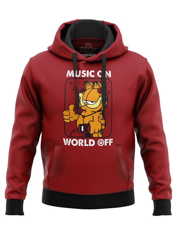 Music On - Garfield Official Hoodie