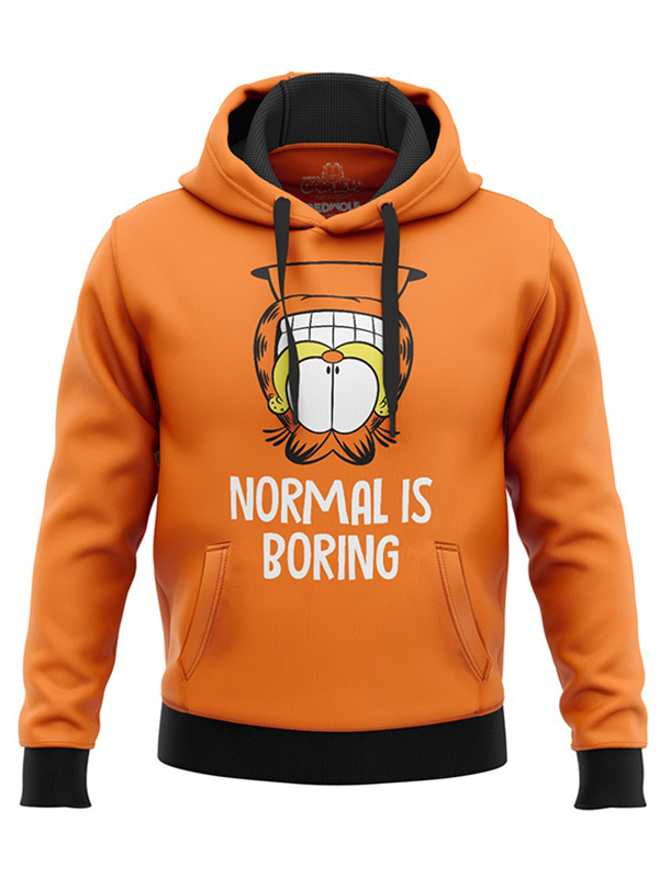 Normal Is Boring - Garfield Official Hoodie