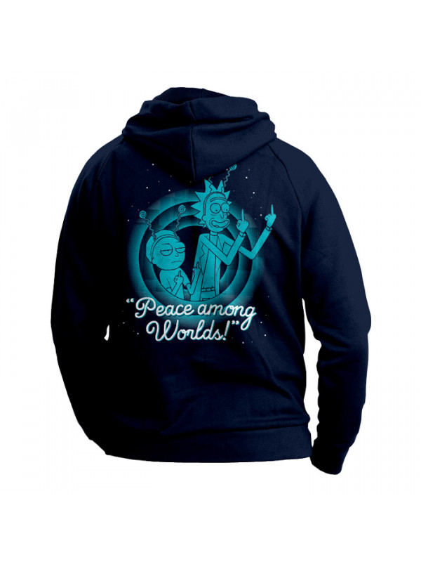 Peace Among Worlds - Rick And Morty Official Hoodie