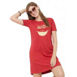 Cheshire Cat: We're All Mad Here - T-shirt Dress 
