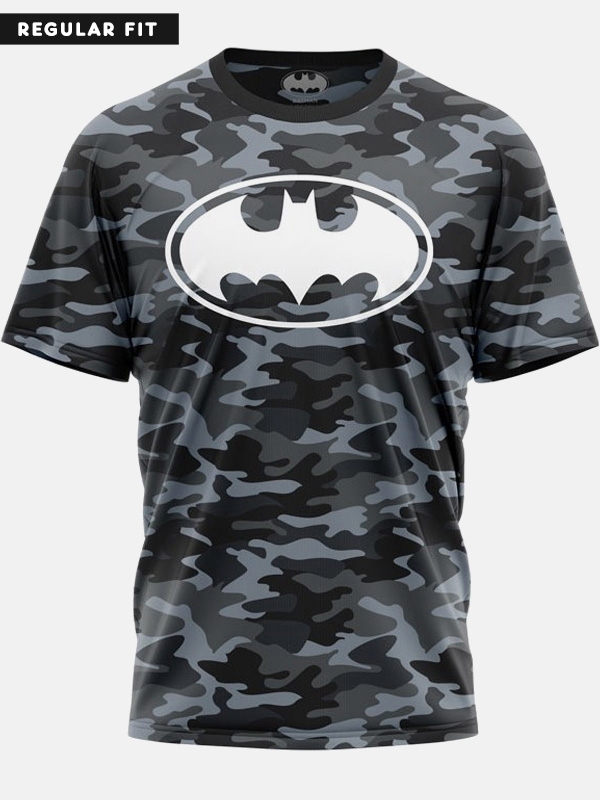 Camouflage Bat-logo - Batman Official T-shirt
