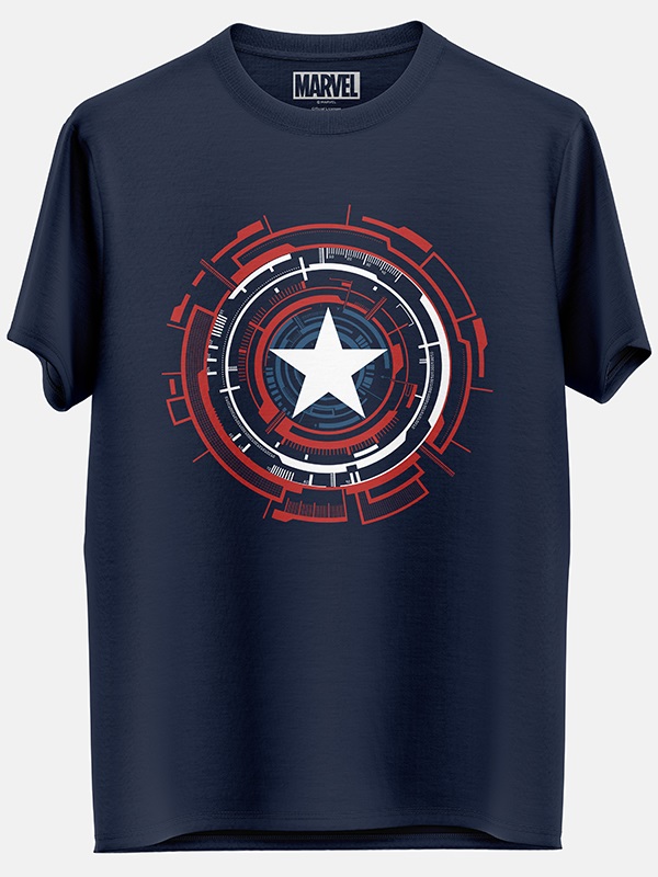 Captain America: Mechanical Shield - Marvel Official T-shirt