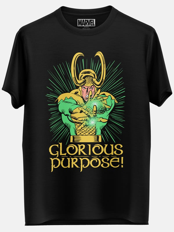 Classic Loki: Glorious Purpose - Marvel Official T-shirt