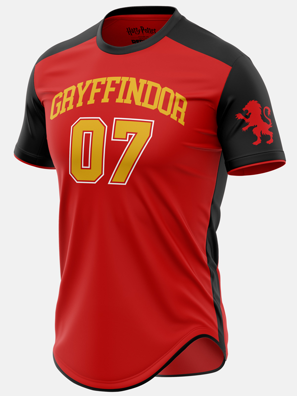 Gryffindor Motto - Harry Potter Official Drop Cut T-shirt