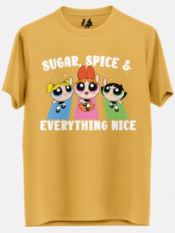 Sugar, Spice & Everything Nice - The Powerpuff Girls Official T-shirt