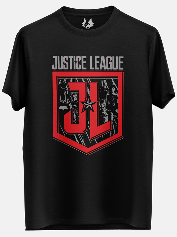 JL Badge - Justice League Official T-shirt