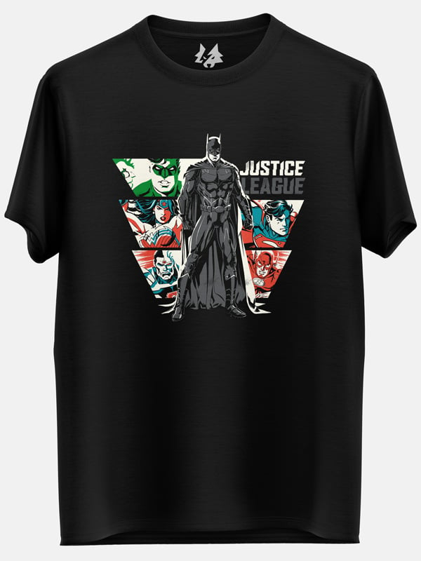 Justice League: Character Split - Justice League Official T-shirt